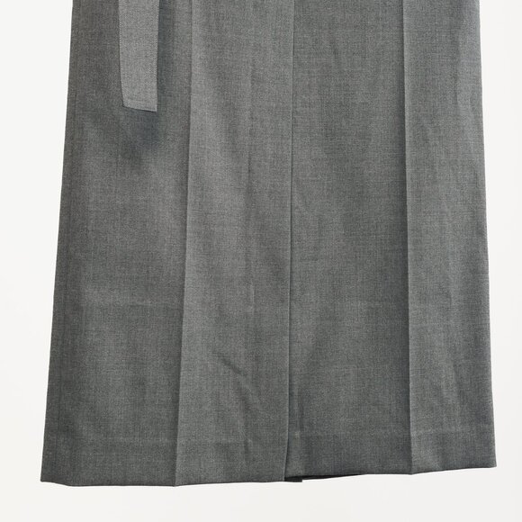 Helmut Lang AW/20 Light Grey Melange Tela Suiting Trouser Skirt - Picture 9 of 15